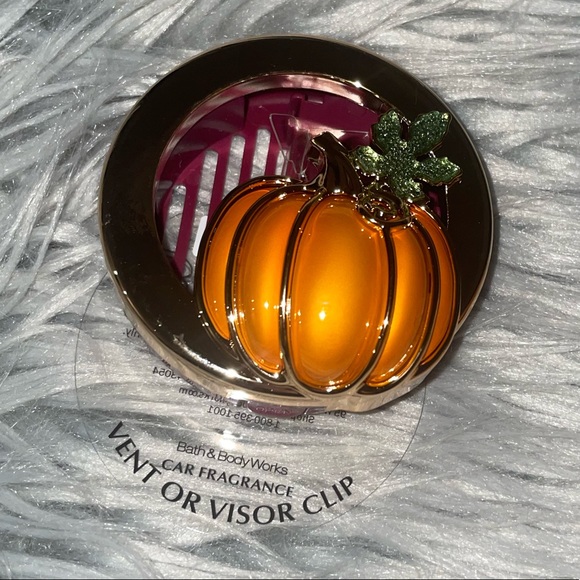 BBW car fragrance pumpkin 🎃 fall autumn vent or visor clip - Picture 3 of 5